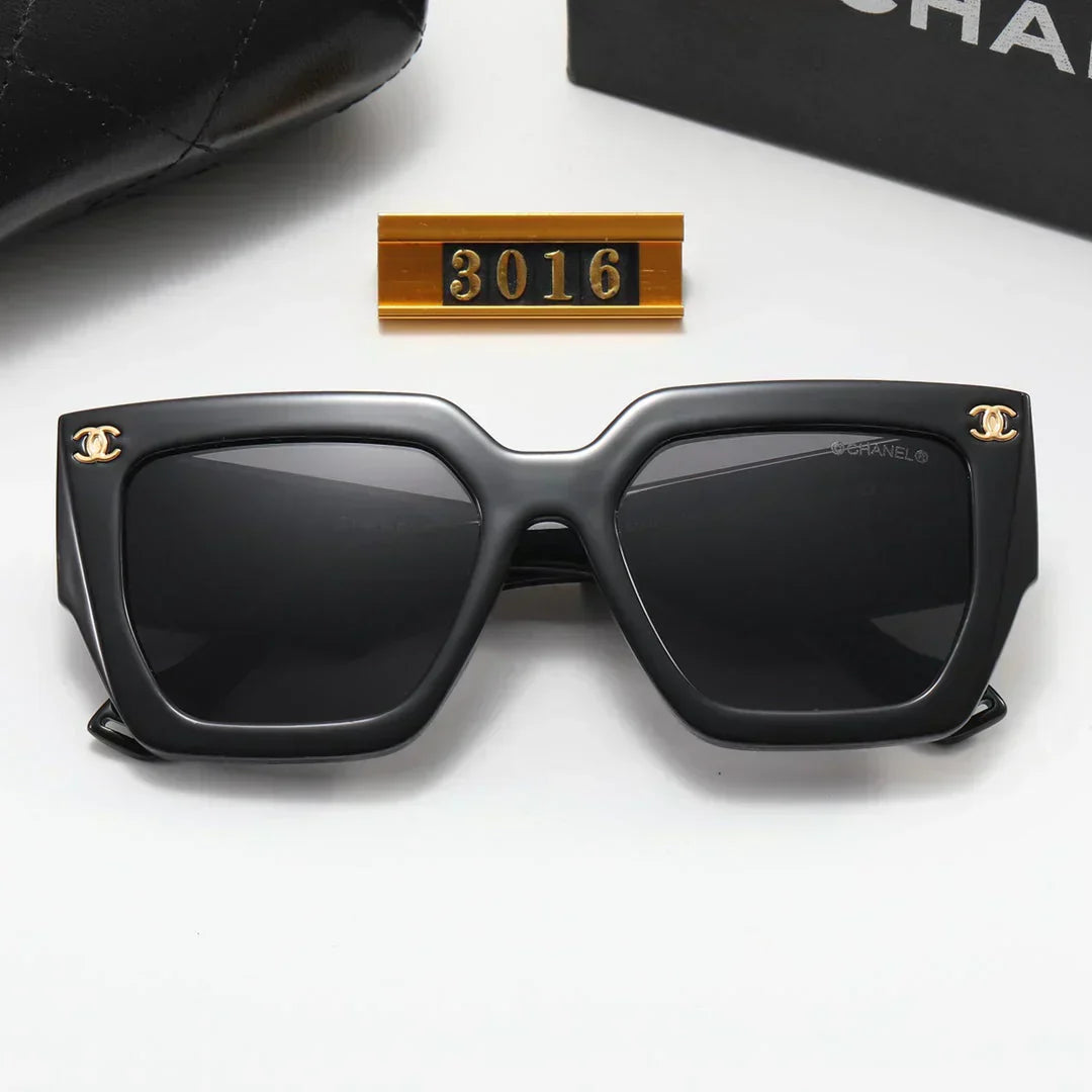 4-Color Fashion Temple Polarized Sunglasses