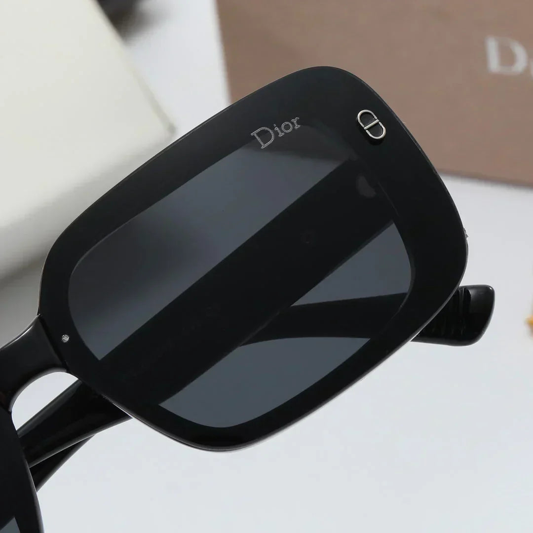 4 colors luxury double circle lens polarized sunglasses