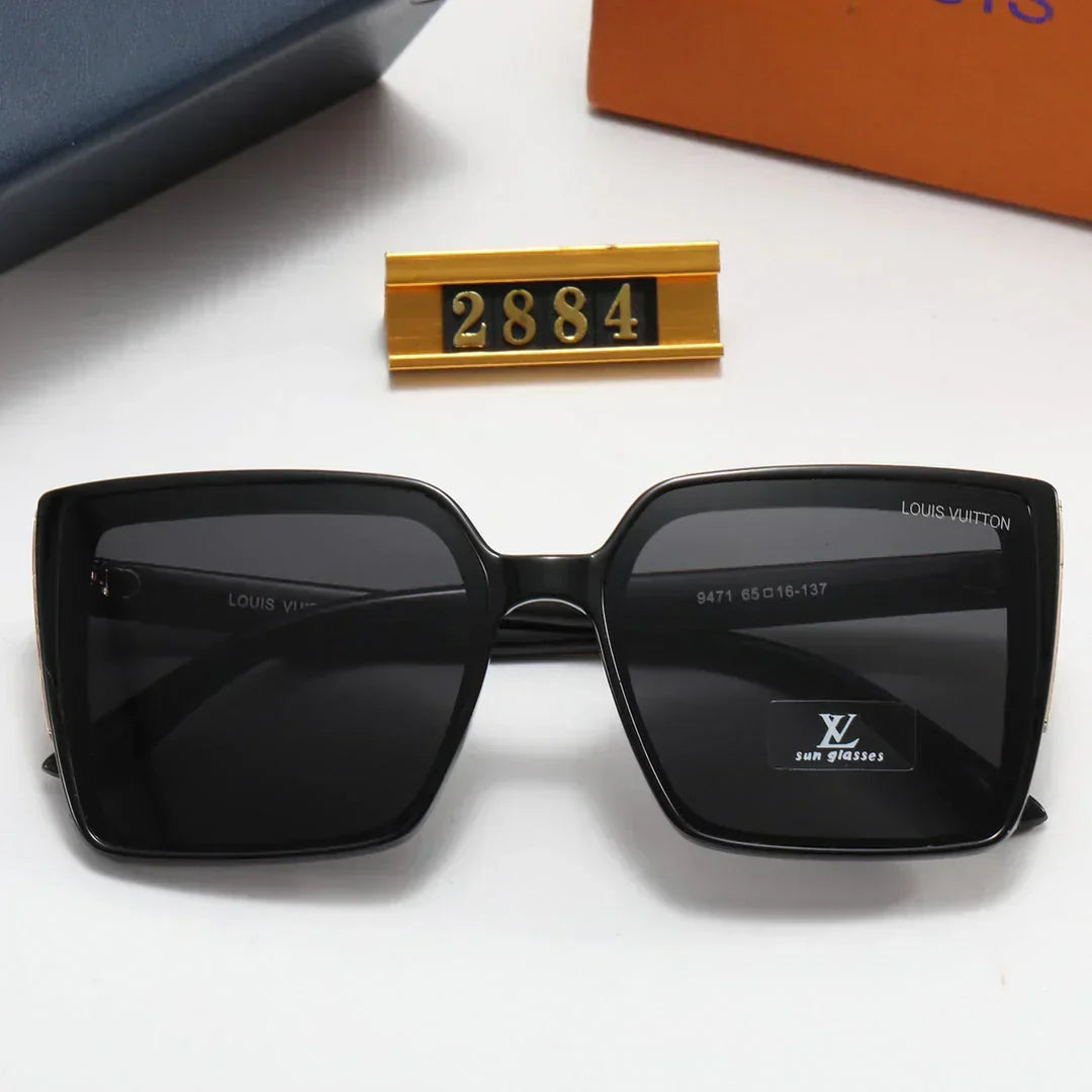 7 colors simple four-leaf stitching legs polarized sunglasses