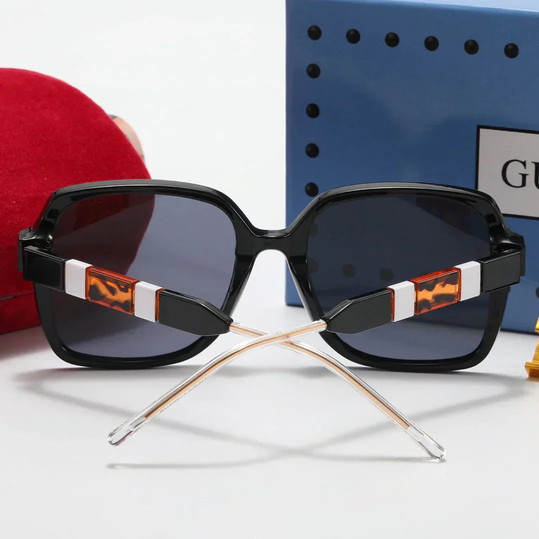 5 colors double three-color stitching polarized sunglasses