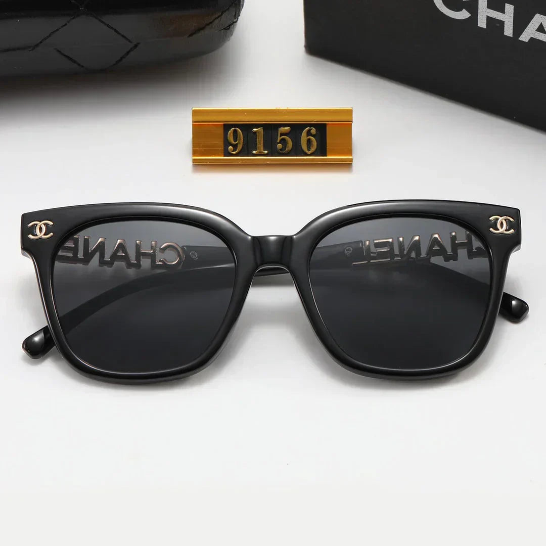7-color fashion hollow letter sunglasses