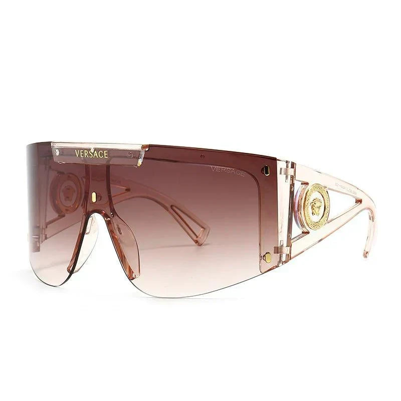 6 Colors One-piece Oversized Frame One-piece Retro Modern Charm Sunglasses