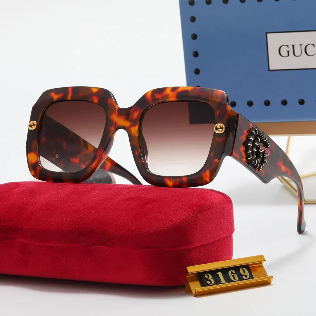 6 color luxury threaded  polarized sunglasses