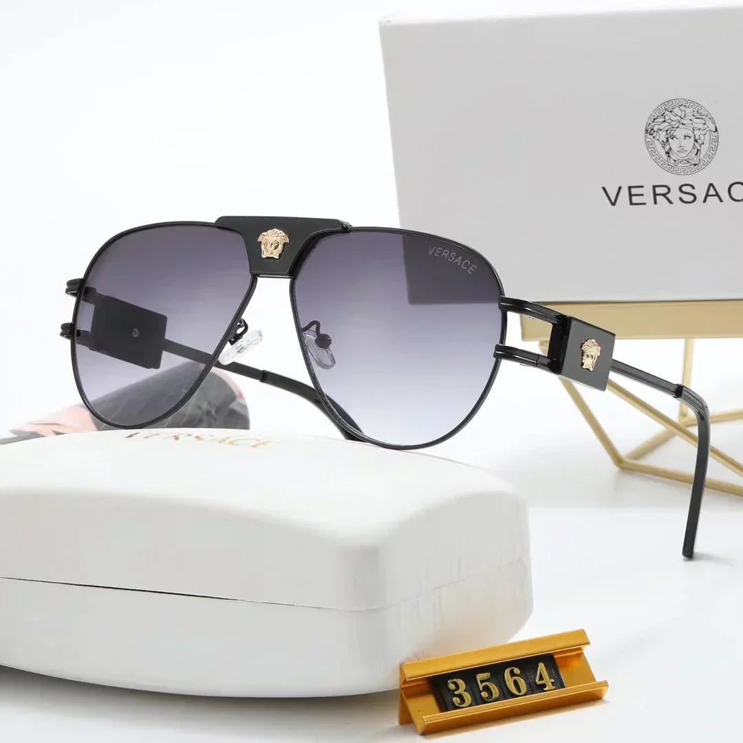 5-color fashion lion head temple sunglasses polarized glasses