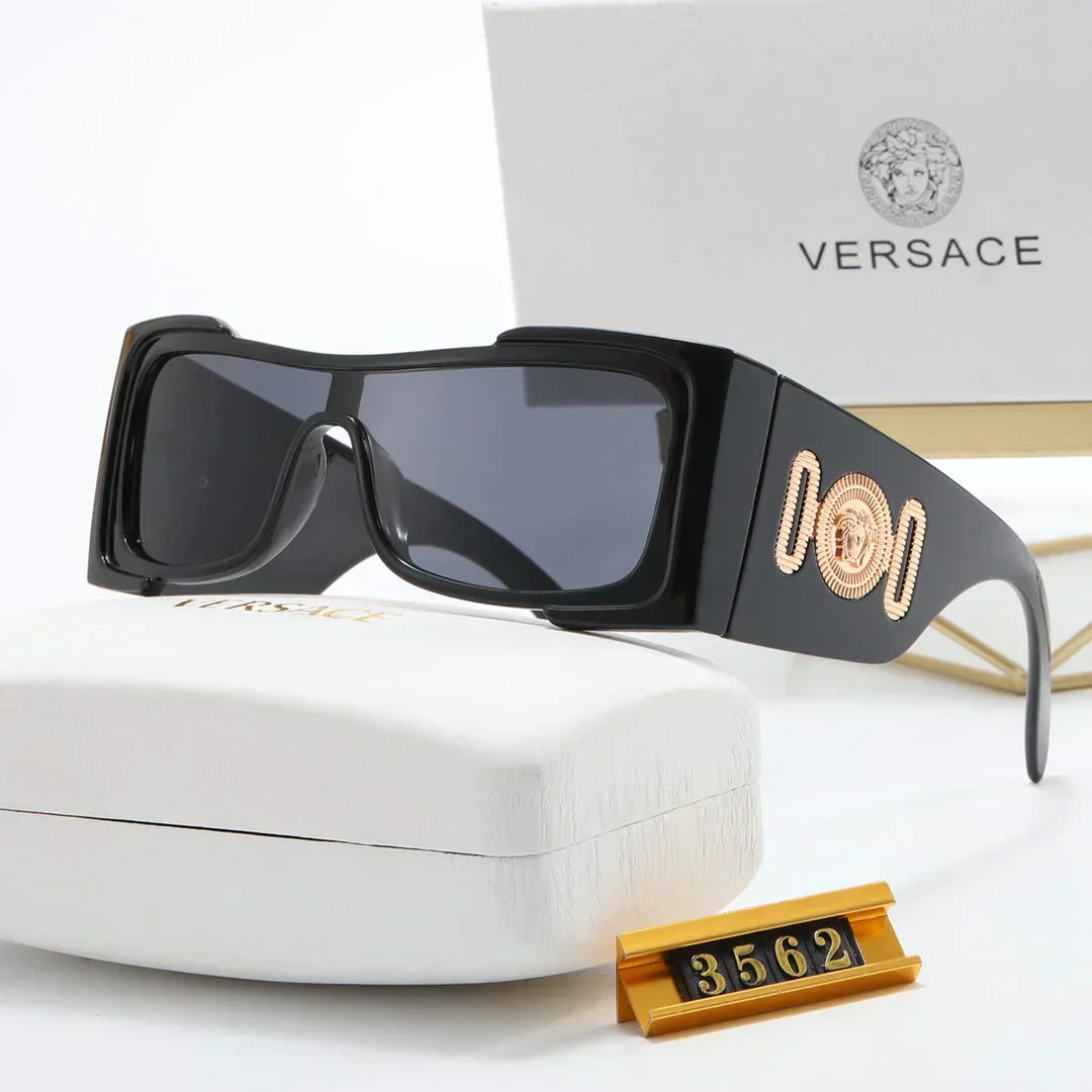5-color fashion letter temple sunglasses polarized glasses