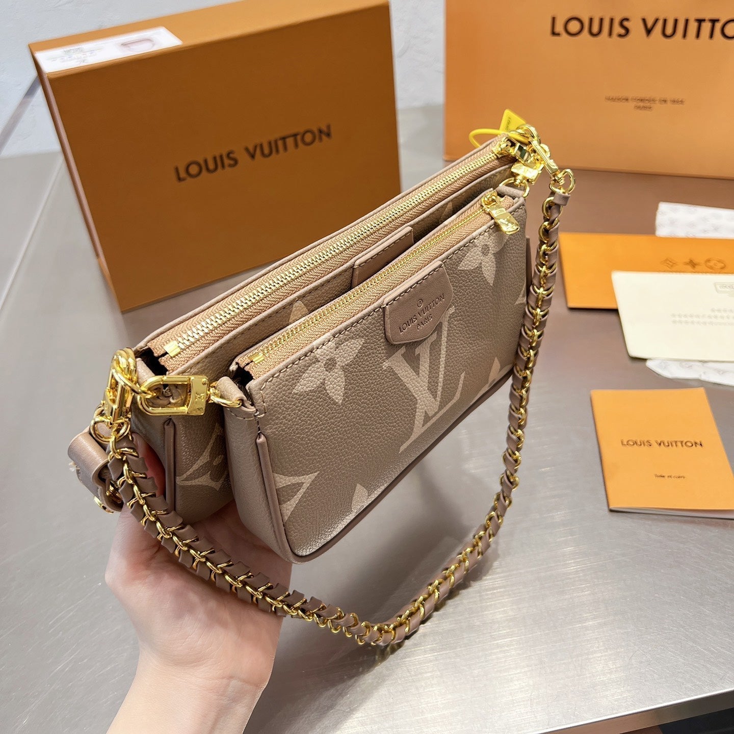 FÉLICIE Series Detachable Metal Chain Bag