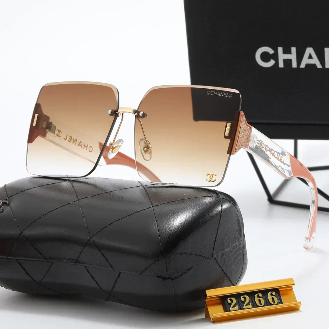 6-color fashionable transparent printing temple polarized sunglasses