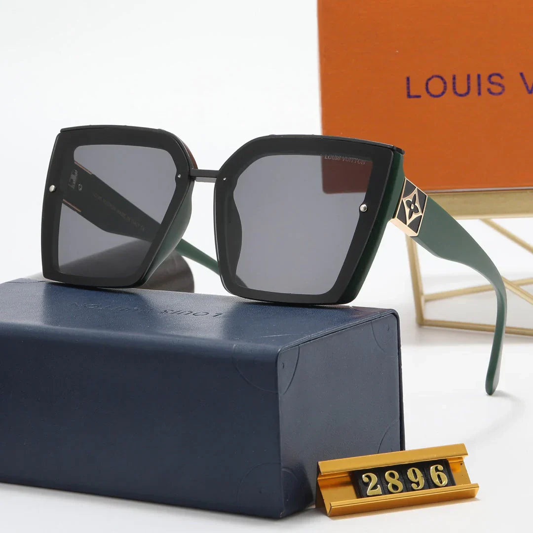 5 colors fashion simple four-leaf clover mirror legs polarized sunglasses