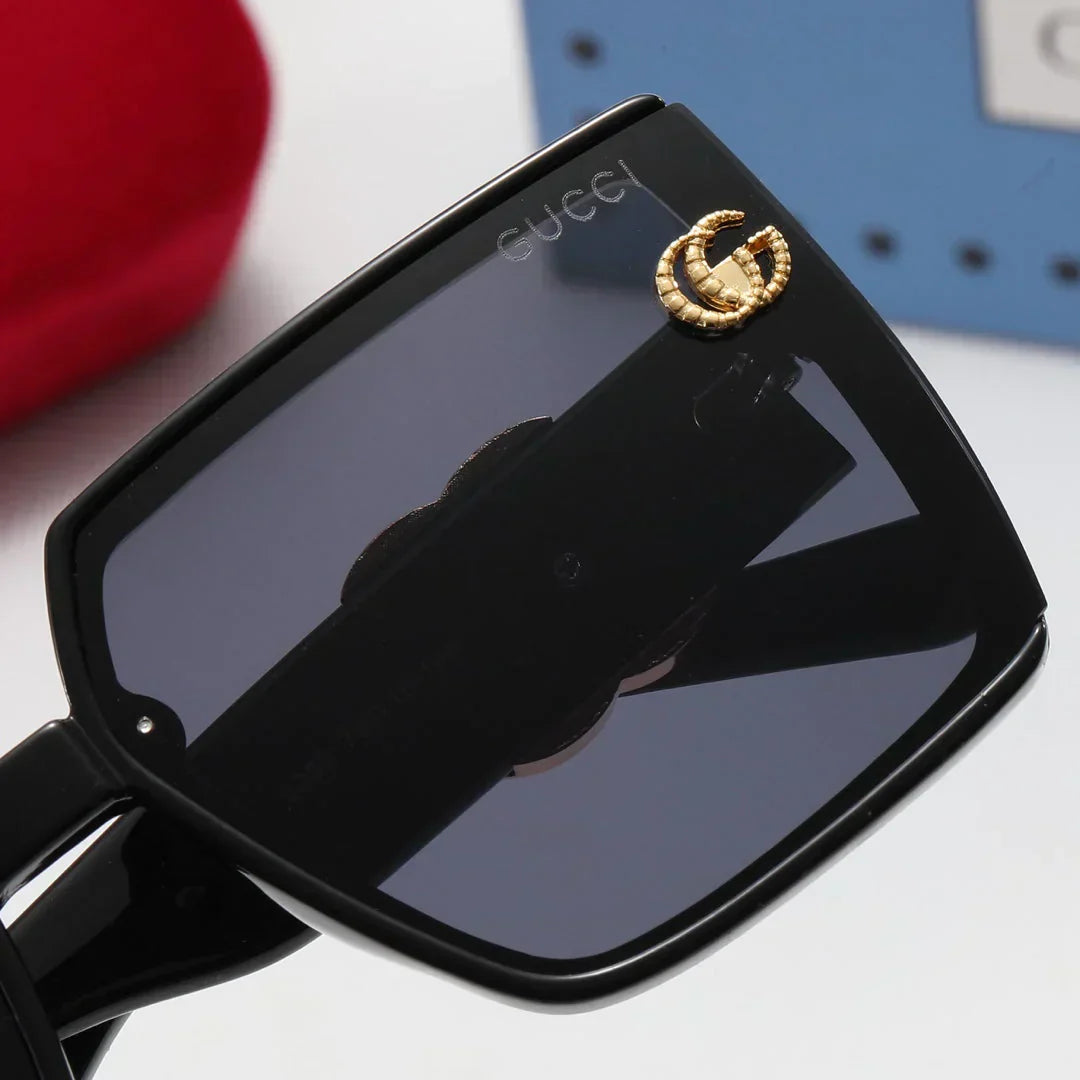5-color fashion polarized sunglasses with letter temples