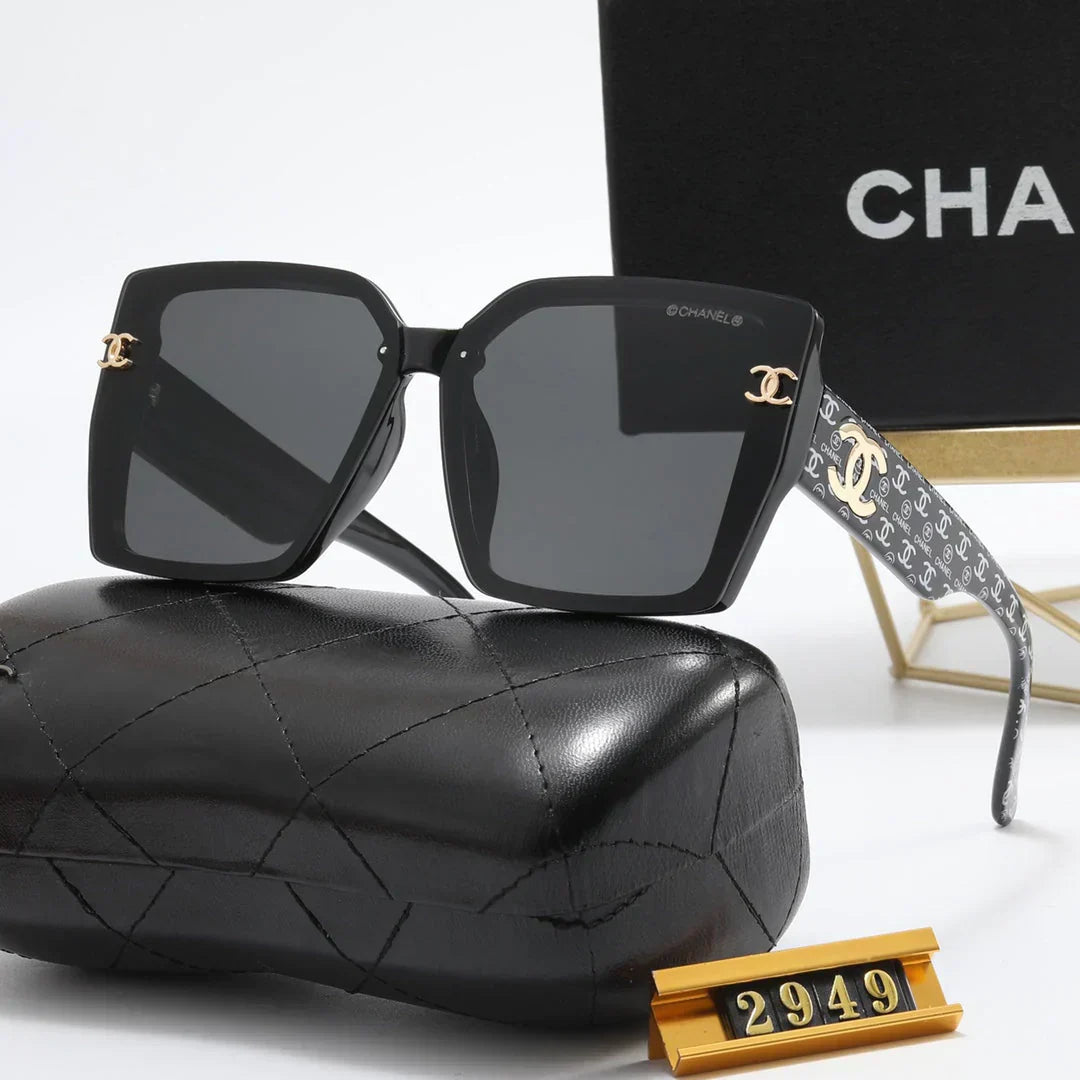 4 color fashion printing temple polarized sunglasses