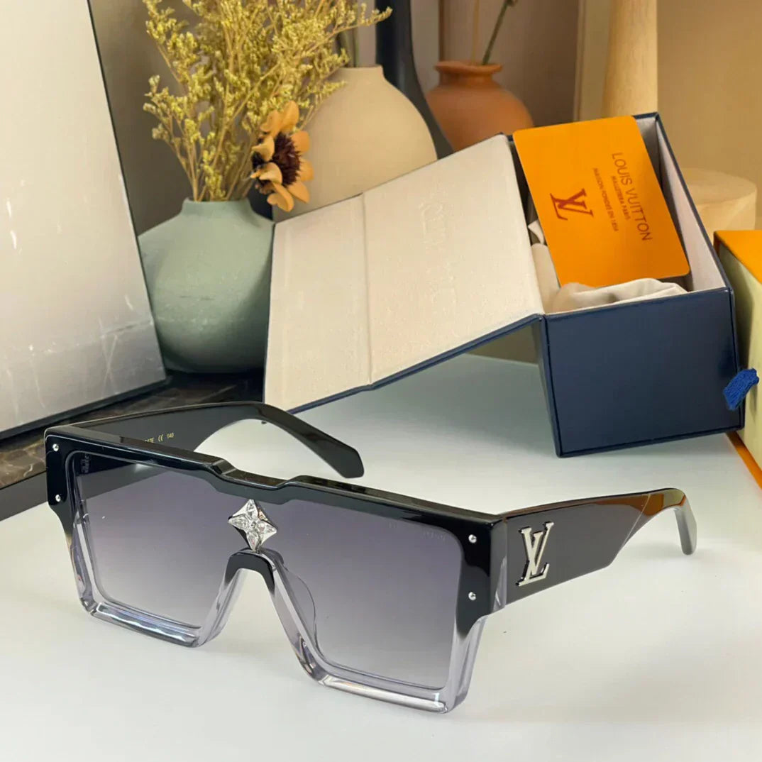 Square frame unisex sunglasses 1486