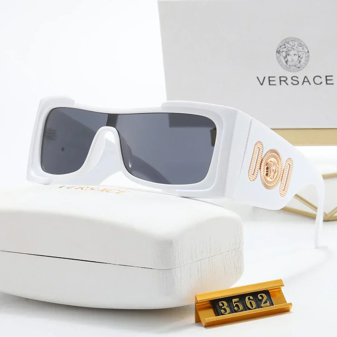 5-color fashion letter temple sunglasses polarized glasses