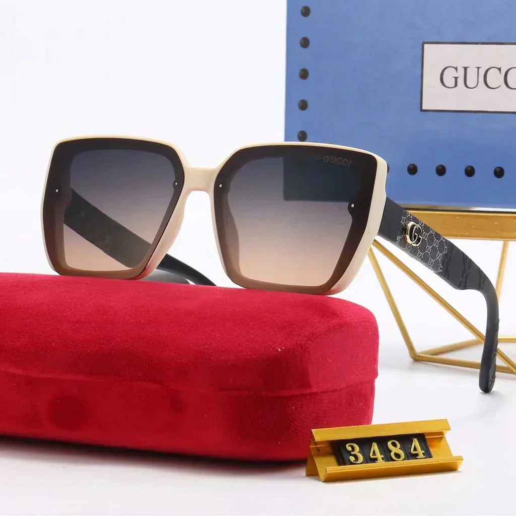 4-color fashion printing temple polarized sunglasses