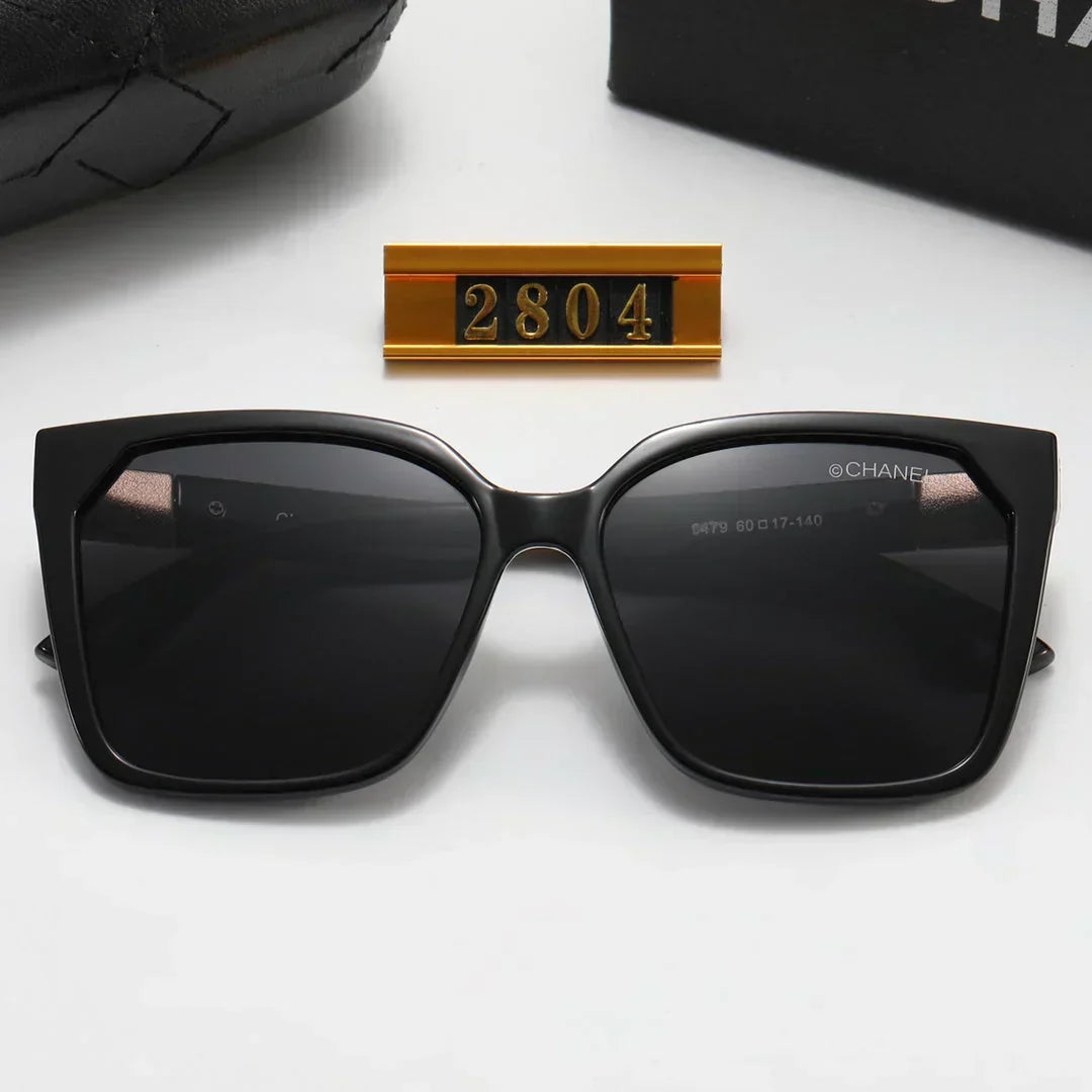 7 Colors Square Corrugated Temple Polarized Sunglasses