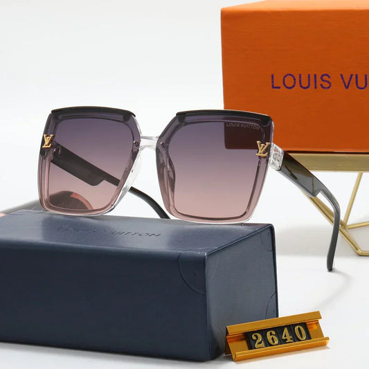 5 colors fashion simple two-color stitching polarized sunglasses