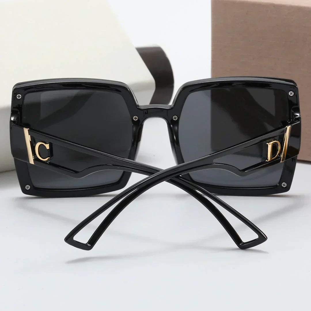 5 colors simple hollowed out mirror leg polarized sunglasses