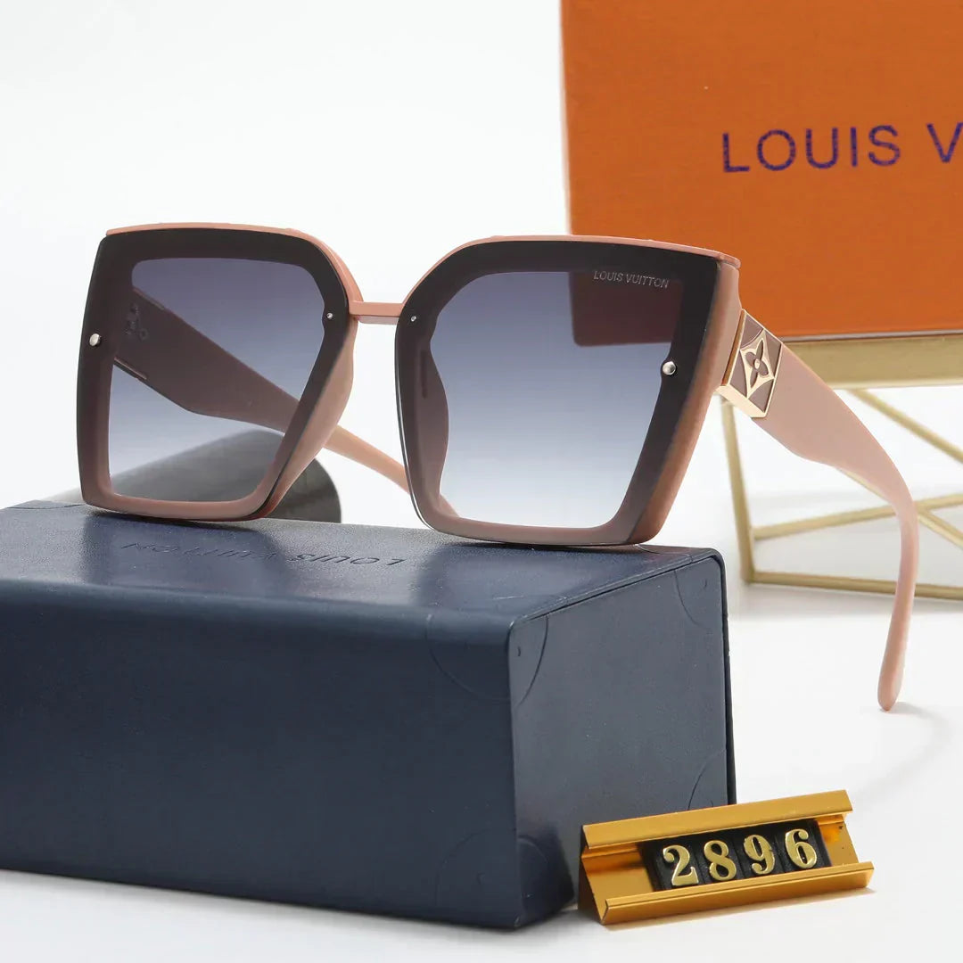 5 colors fashion simple four-leaf clover mirror legs polarized sunglasses