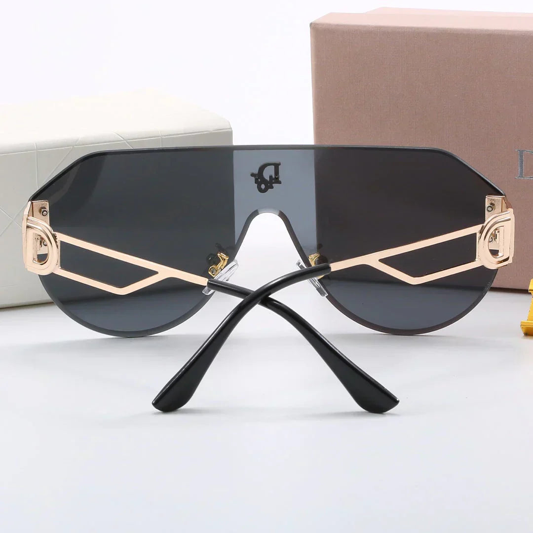 6-color fashion hollow temple sunglasses