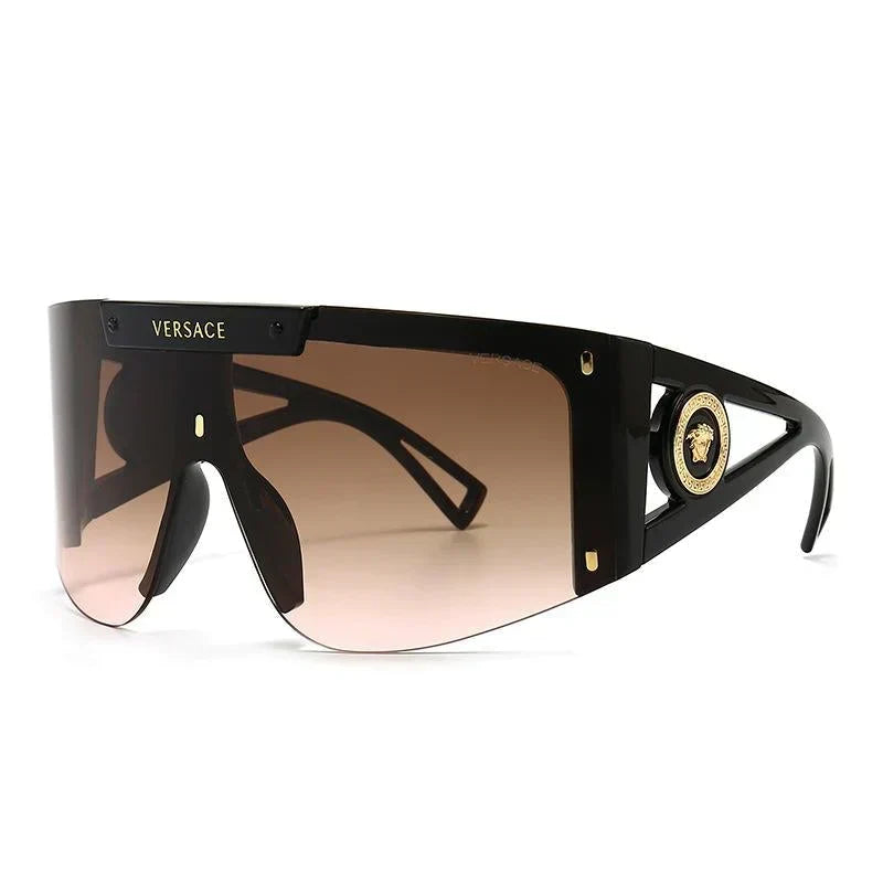 6 Colors One-piece Oversized Frame One-piece Retro Modern Charm Sunglasses