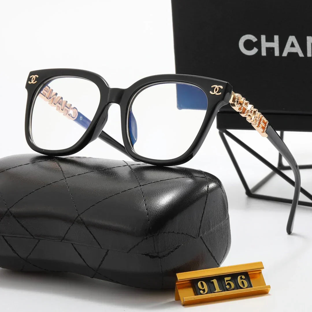 7-color fashion  hollow letter sunglasses