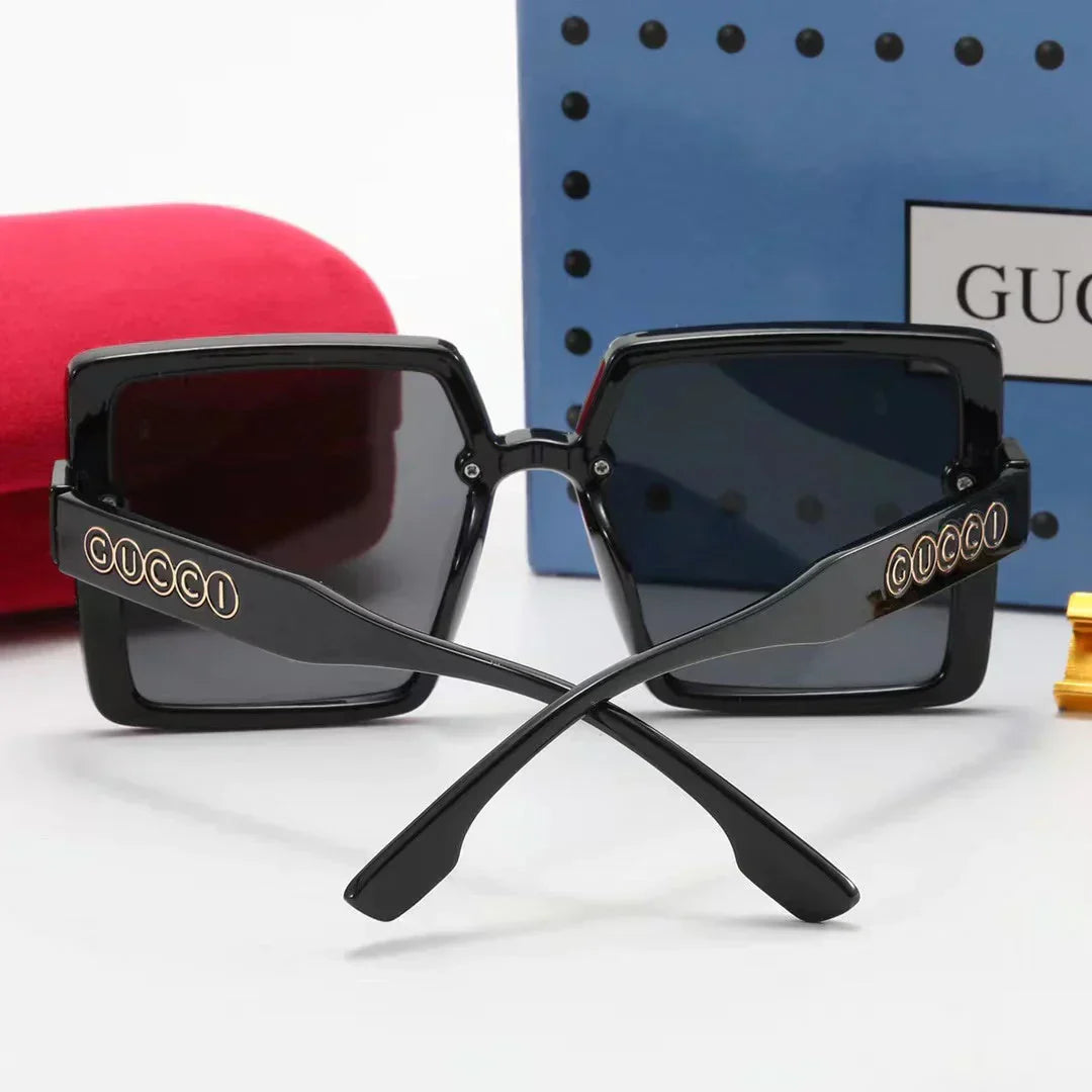 6-color fashion  letter temple sunglasses polarized glasses