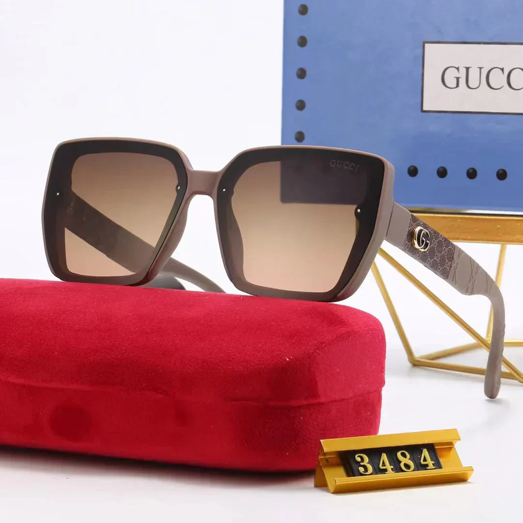 4-color fashion printing temple polarized sunglasses