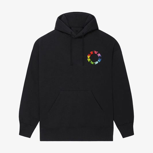 Circle Print Hoodie