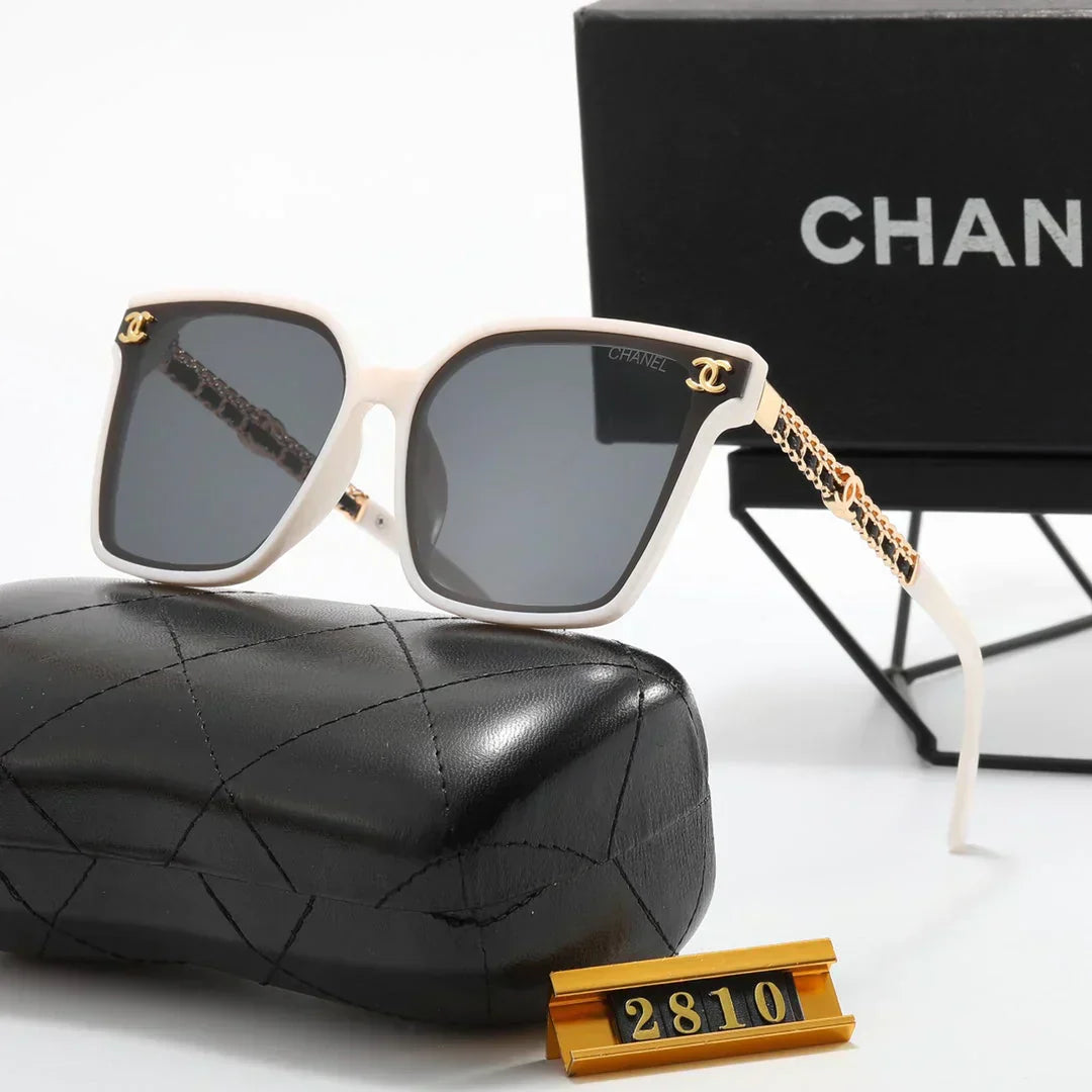 8-Color Fashion  Mirror Temple Polarized Sunglasses