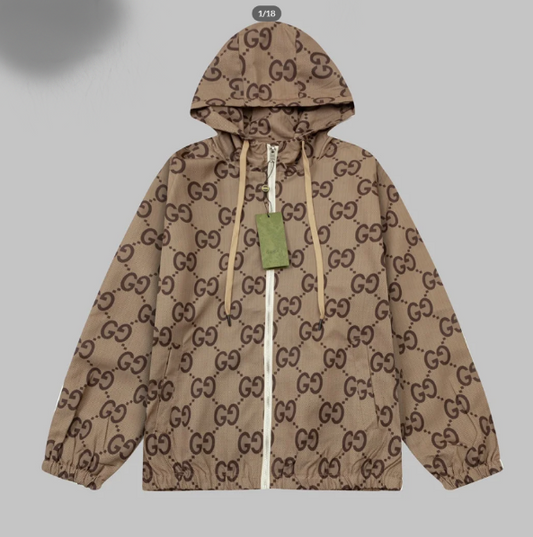 0808 New printed outdoor zipper hoodie
