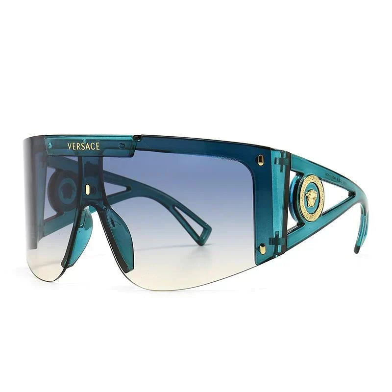 6 Colors One-piece Oversized Frame One-piece Retro Modern Charm Sunglasses