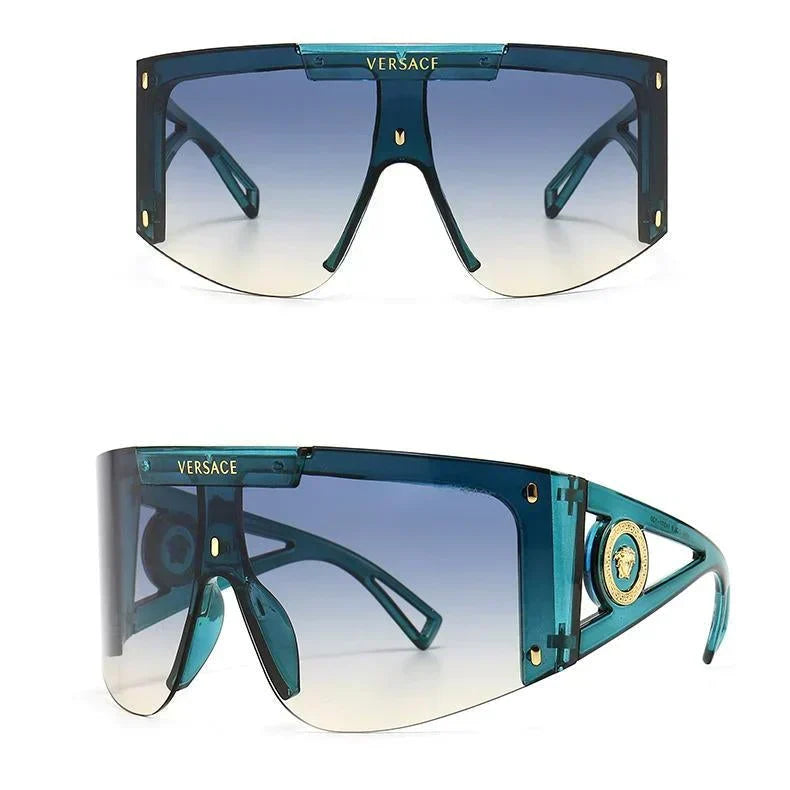 6 Colors One-piece Oversized Frame One-piece Retro Modern Charm Sunglasses