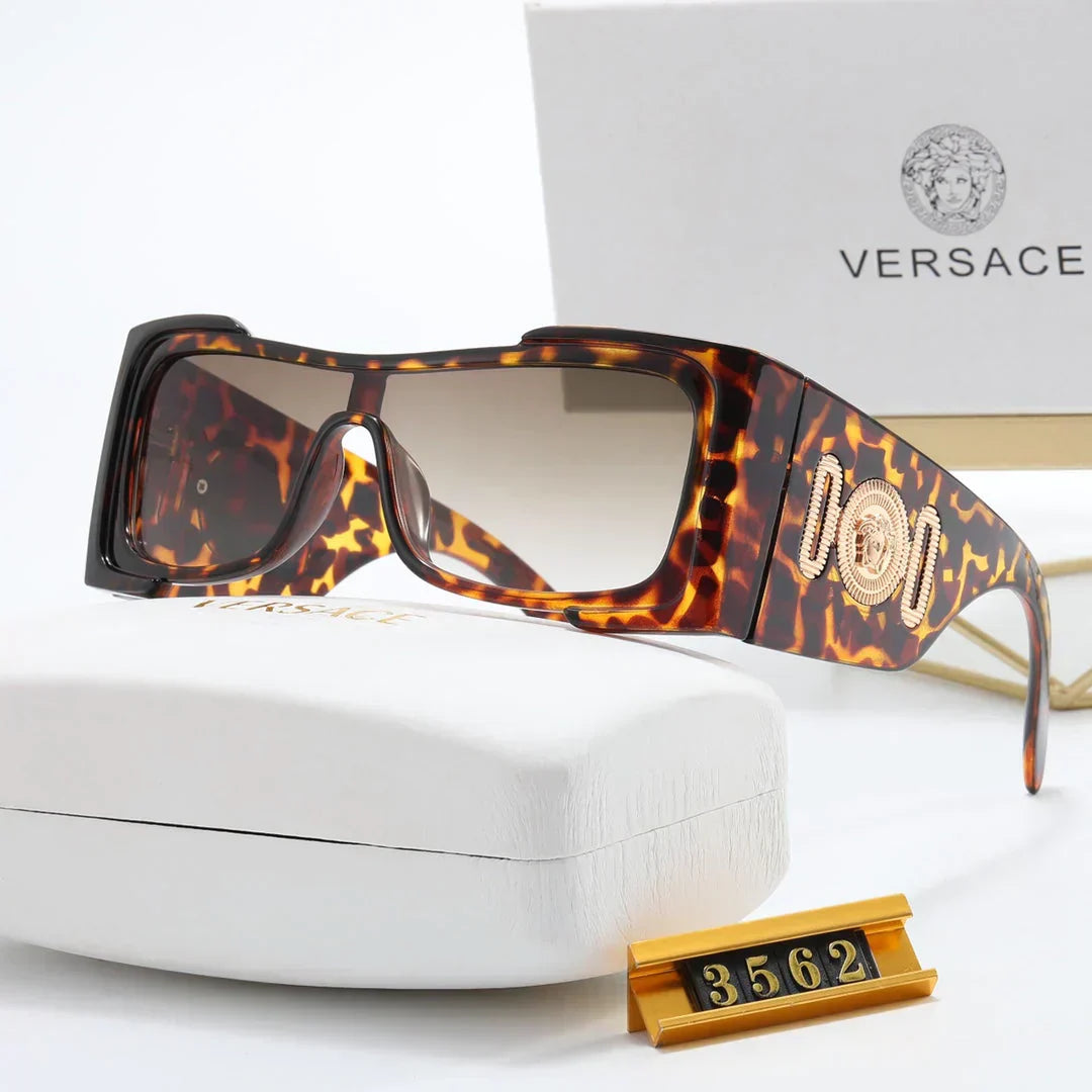 5-color fashion letter temple sunglasses polarized glasses