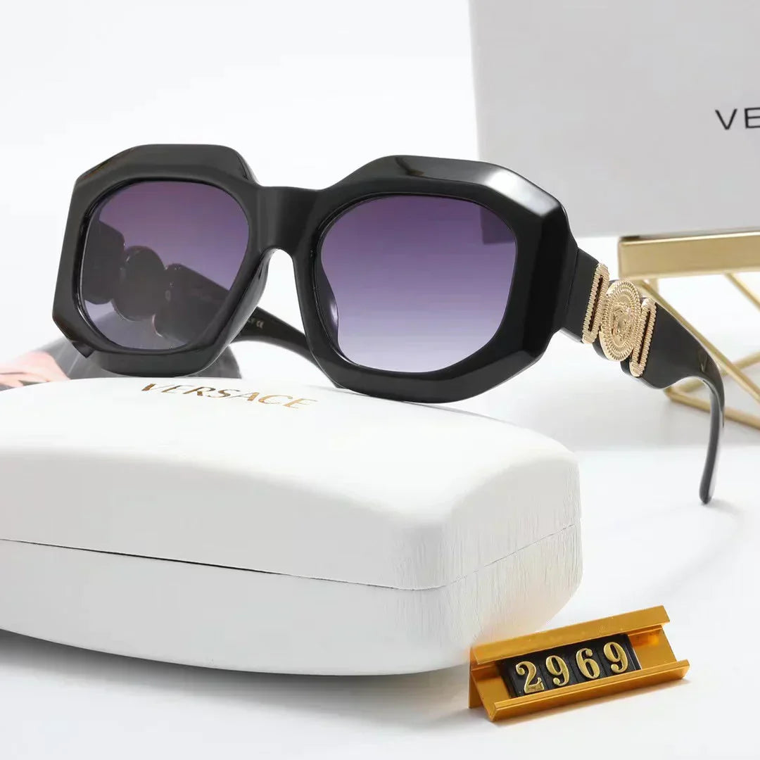 9-color fashion lion head polarized sunglasses