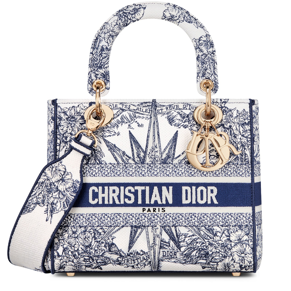 Lady D-Lite Embroidered Bag