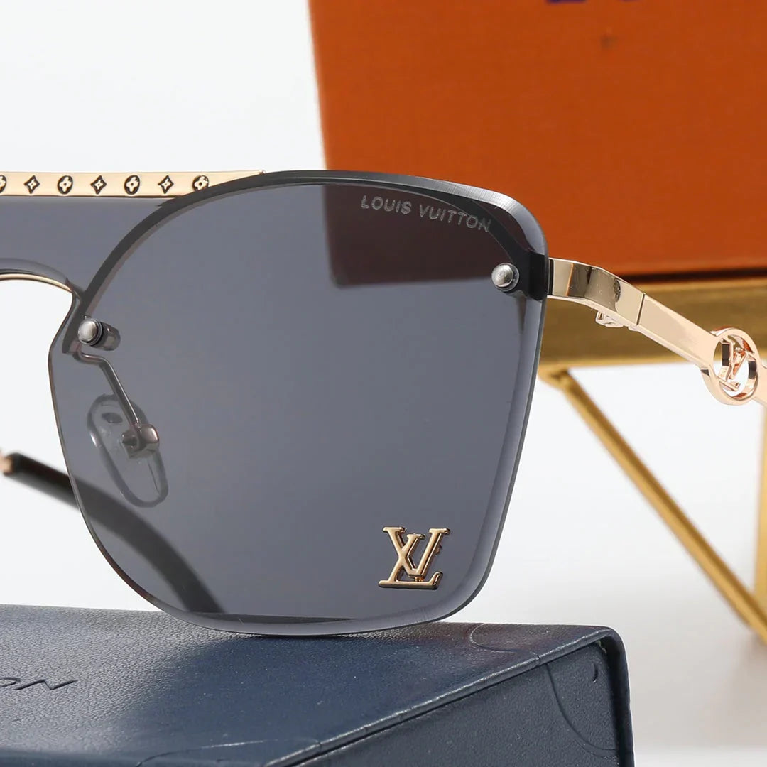 5 color luxury four-leaf flower frame polarized sunglasses
