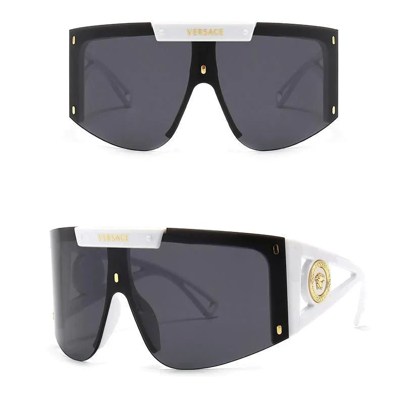 6 Colors One-piece Oversized Frame One-piece Retro Modern Charm Sunglasses