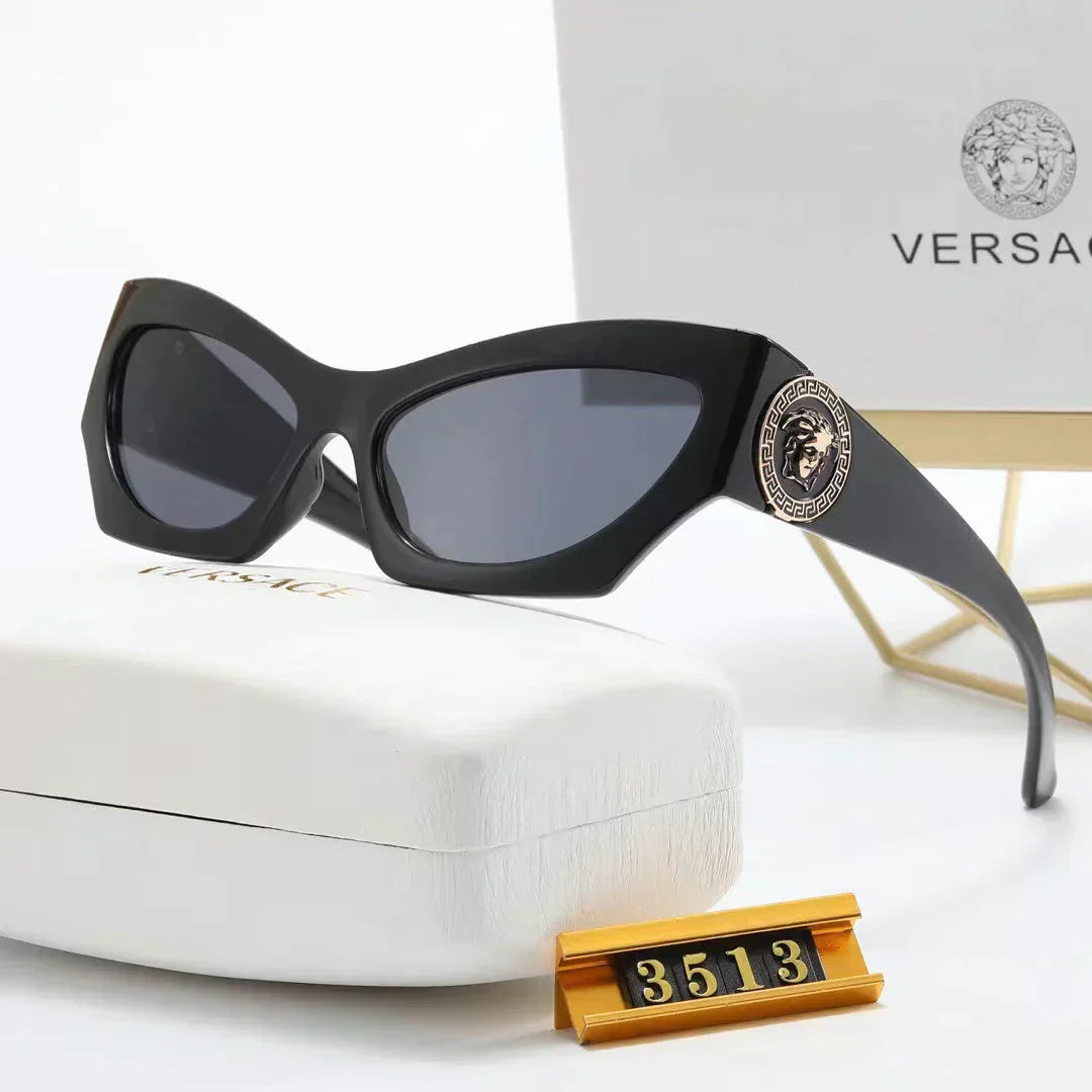 4-color fashion lion head polarized sunglasses