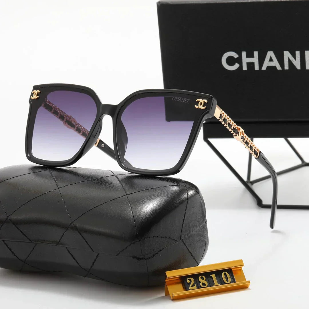 8-Color Fashion  Mirror Temple Polarized Sunglasses