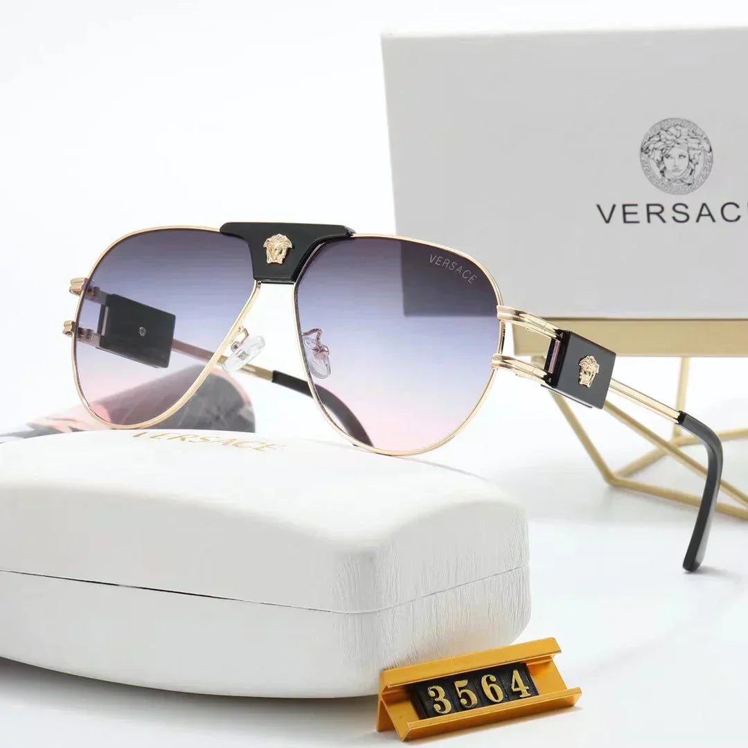5-color fashion lion head temple sunglasses polarized glasses