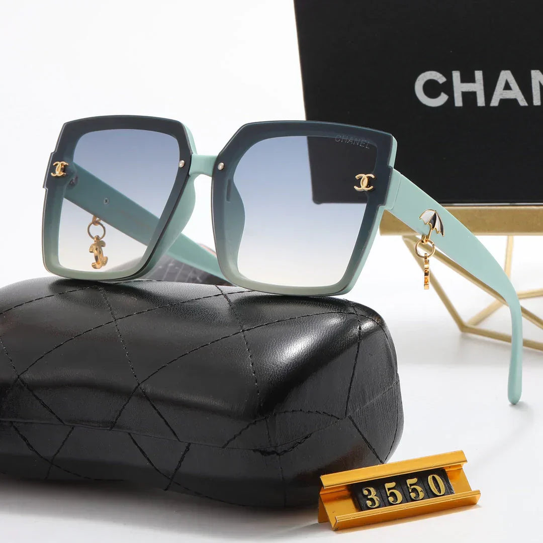 7-Color Fashion Temple Pendant Sunglasses Polarized Glasses