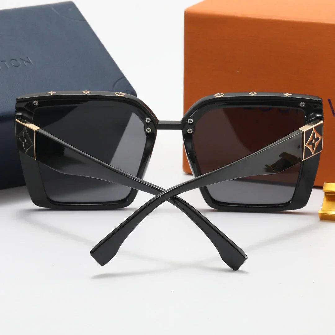 5 colors fashion simple four-leaf clover mirror legs polarized sunglasses