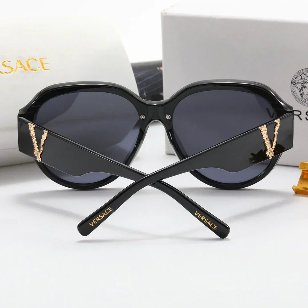 6-color fashion letter temple sunglasses polarized glasses