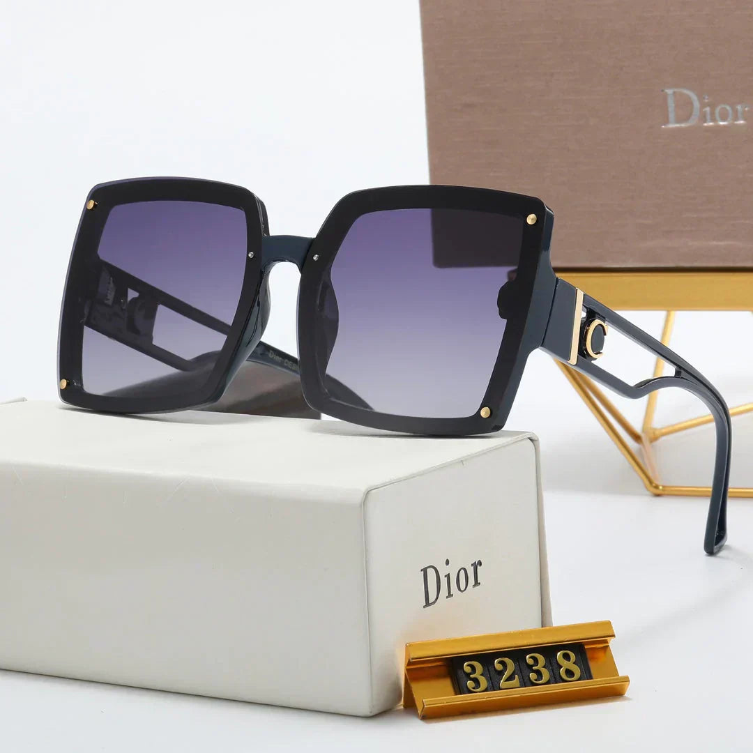 5 colors simple hollowed out mirror leg polarized sunglasses