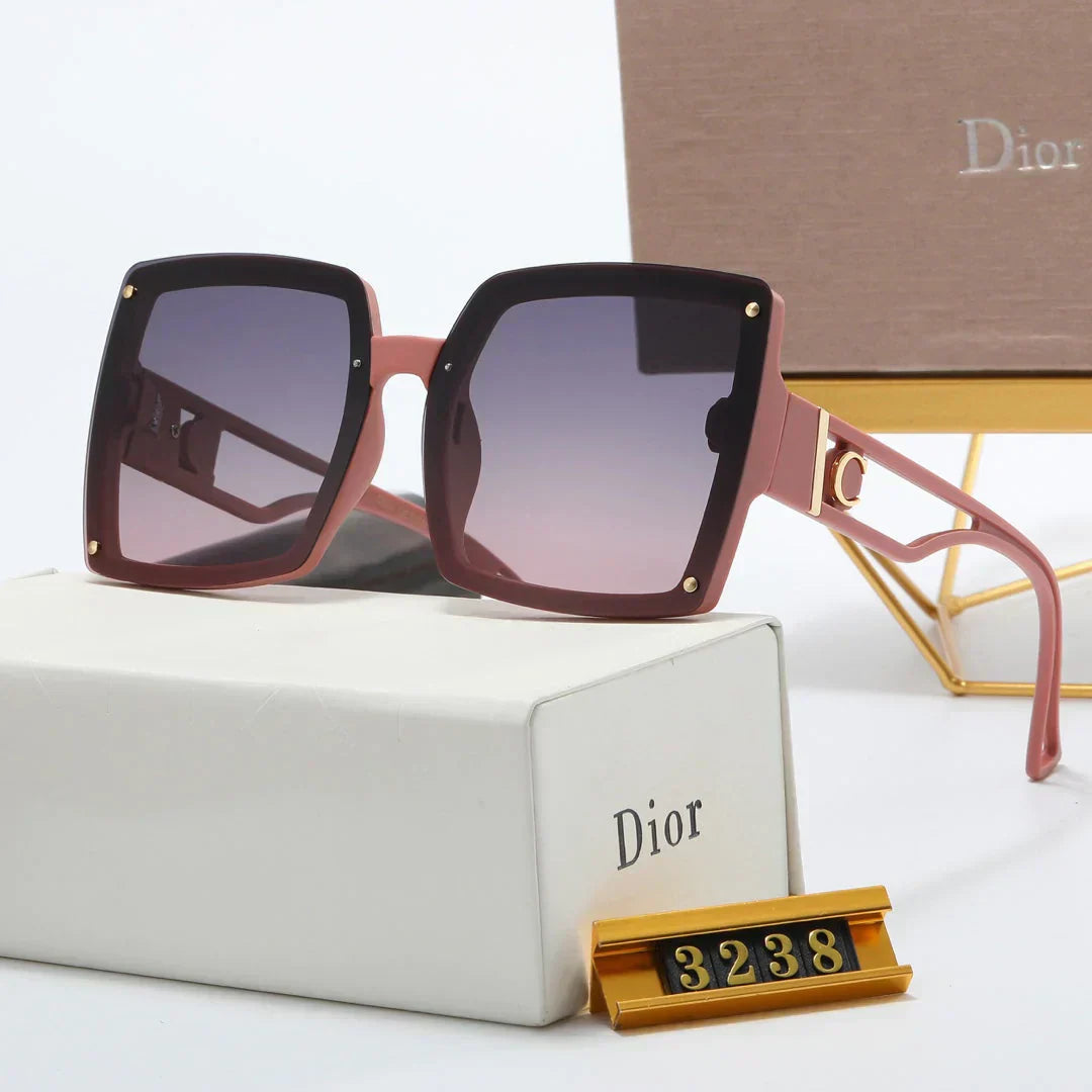 5 colors simple hollowed out mirror leg polarized sunglasses