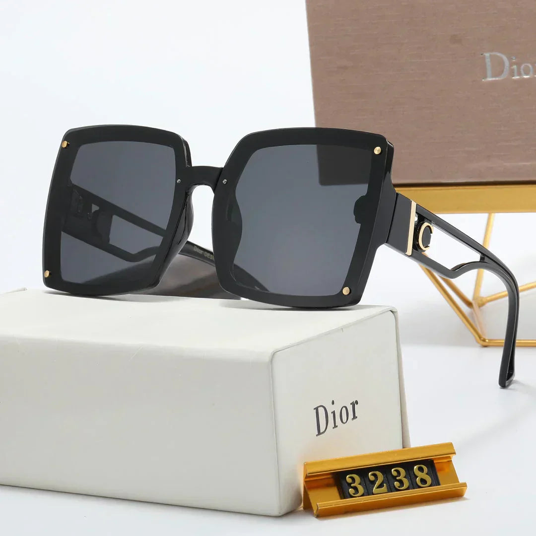 5 colors simple hollowed out mirror leg polarized sunglasses