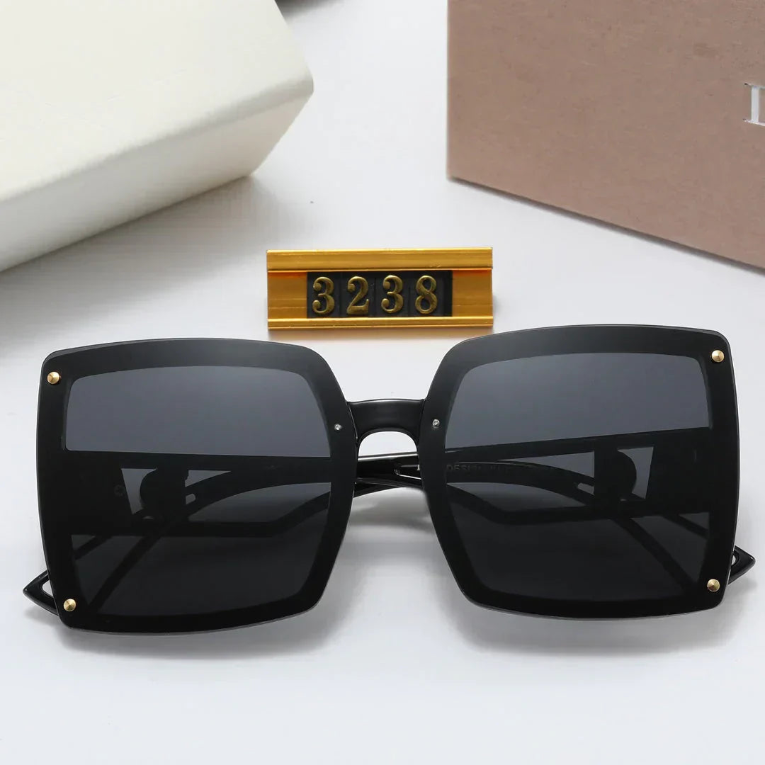 5 colors simple hollowed out mirror leg polarized sunglasses