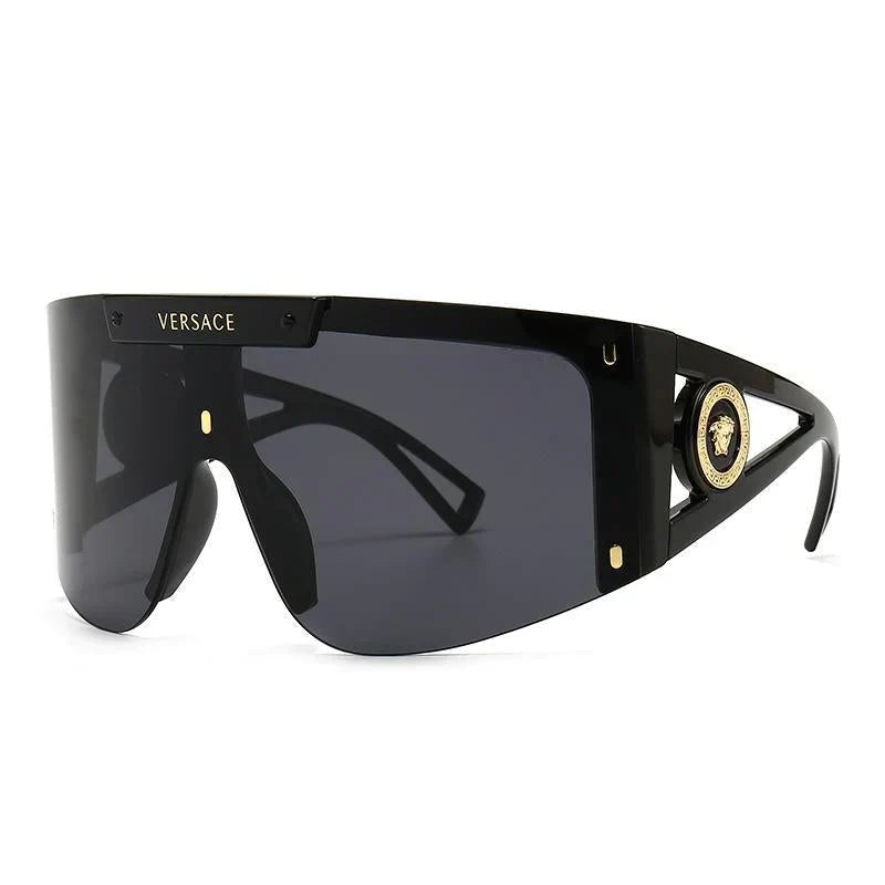 6 Colors One-piece Oversized Frame One-piece Retro Modern Charm Sunglasses