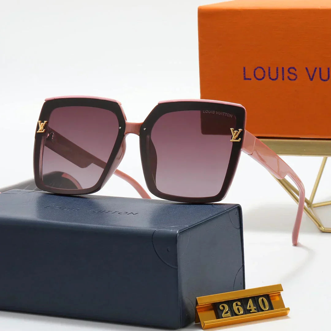 5 colors fashion simple two-color stitching polarized sunglasses