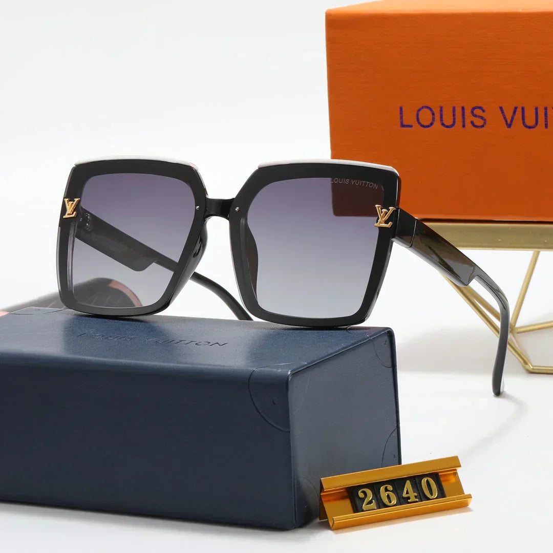 5 colors fashion simple two-color stitching polarized sunglasses