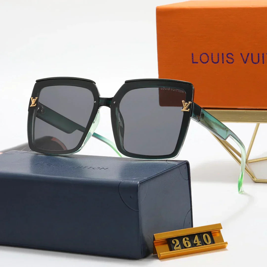 5 colors fashion simple two-color stitching polarized sunglasses